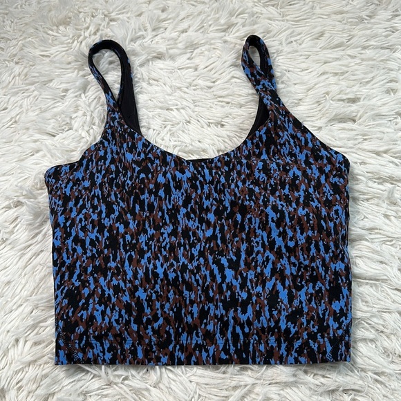 Lululemon Align Tank Top Leopard Camo Blue Nile Multi - Picture 1 of 5